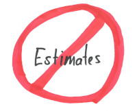 Ditch the estimates and start forecasting